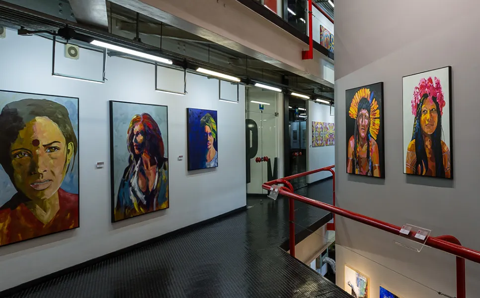 Interior de uma das unidades da Escola Panamericana