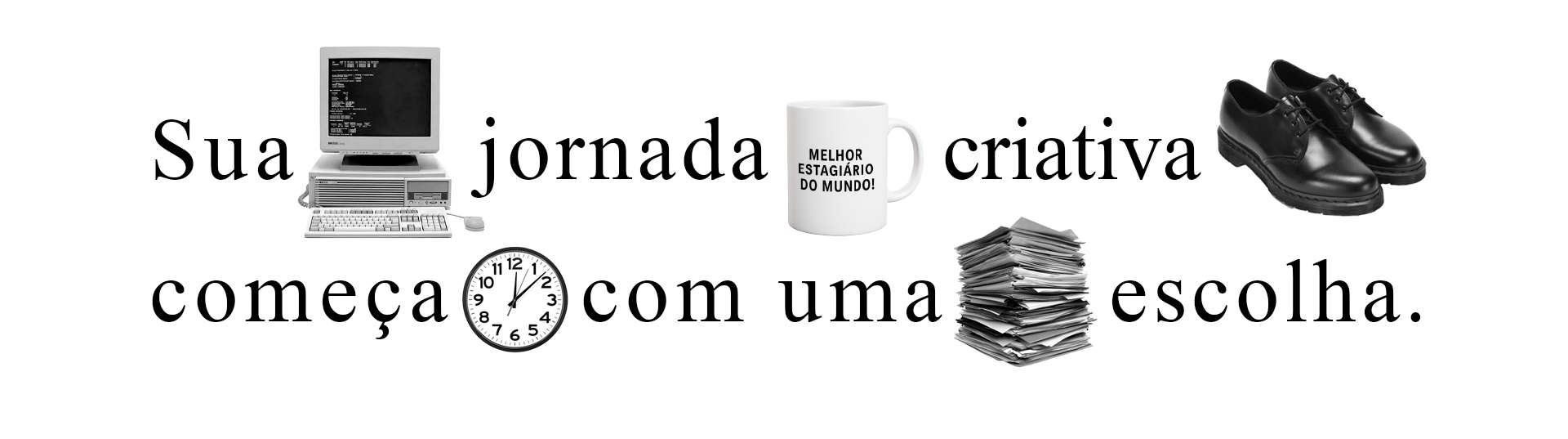 Uma pessoa de terno em um escritório convencional, representando uma carreira tradicional.